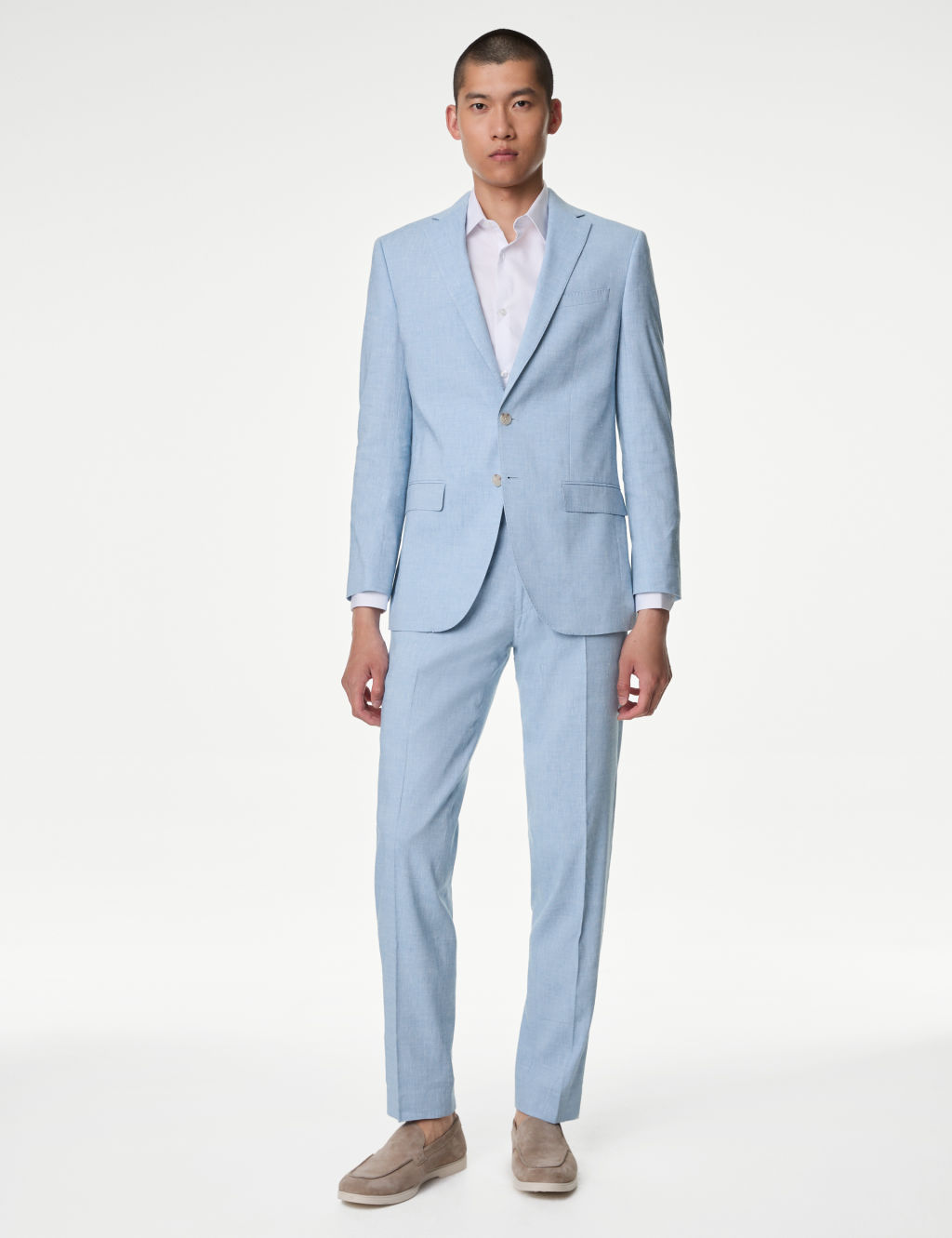 Tailored Fit Italian Linen Miracle™ Suit