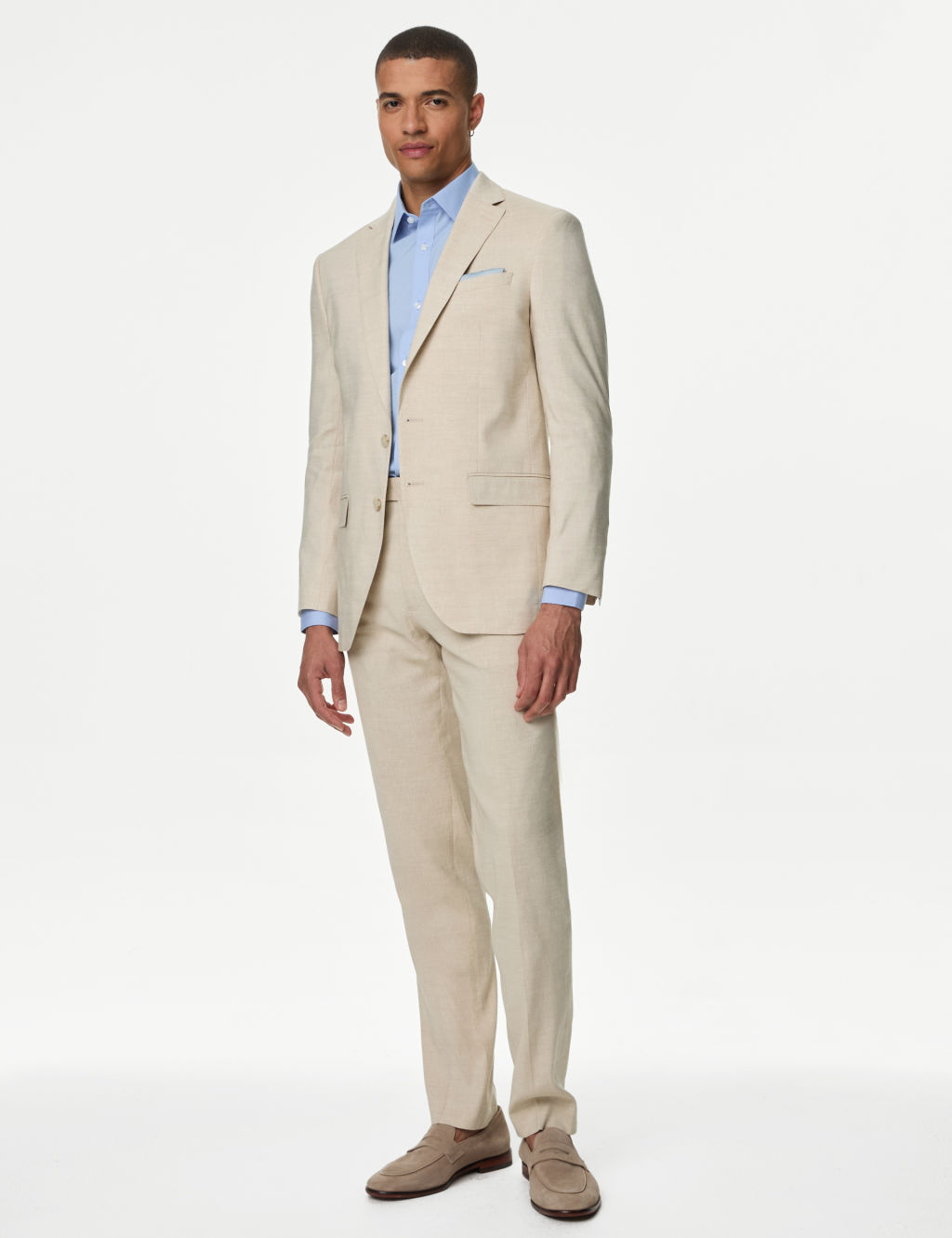 Tailored Fit Italian Linen Miracle™ Suit