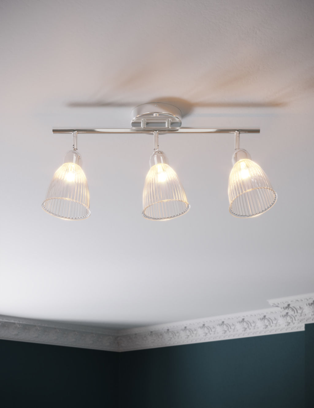 Florence 3 Light Flush Bar Light