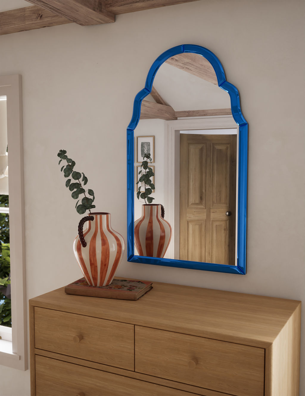 Madrid Medium Curved Wall Mirror