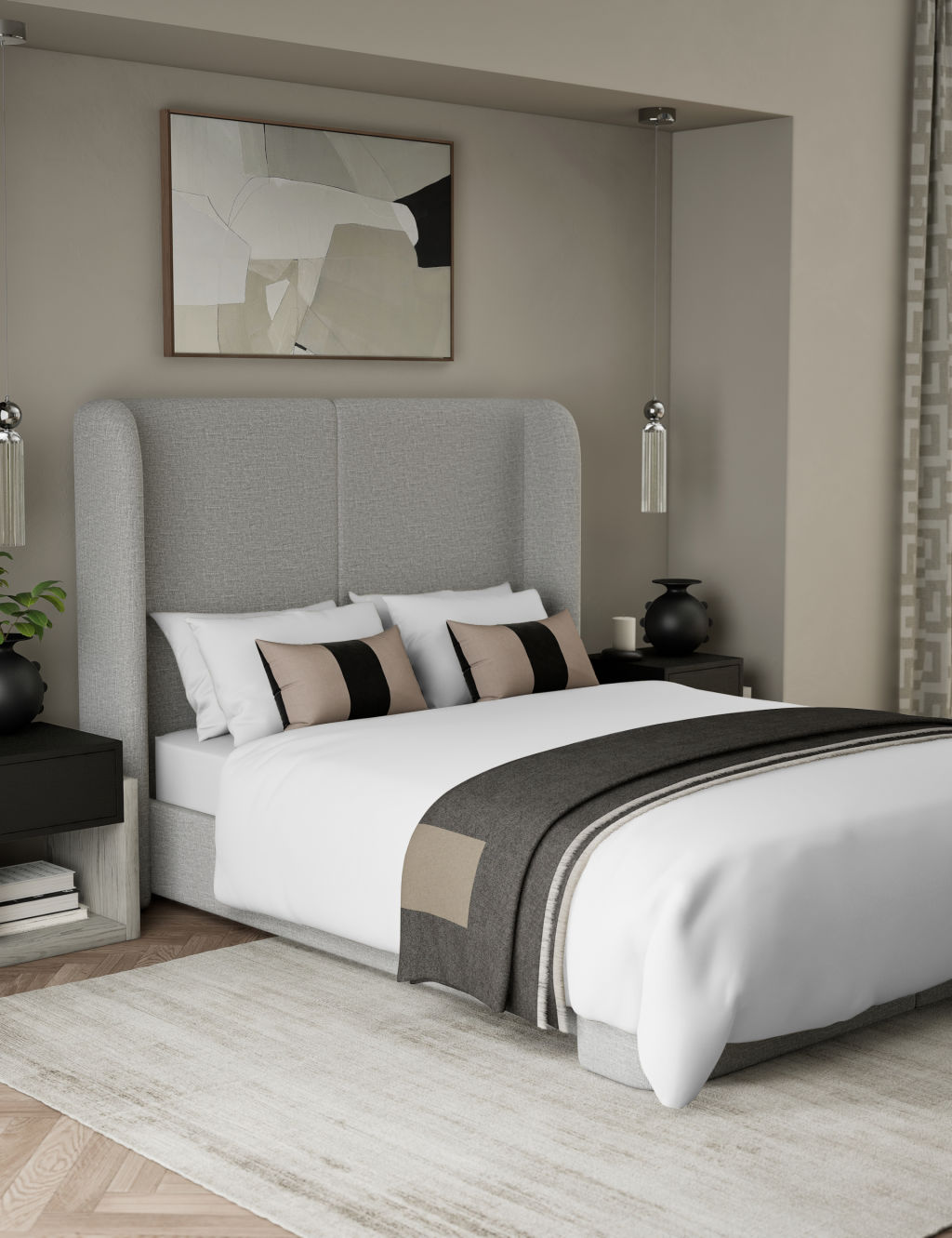 500 Thread Count Pure Cotton Sateen Bedding Set