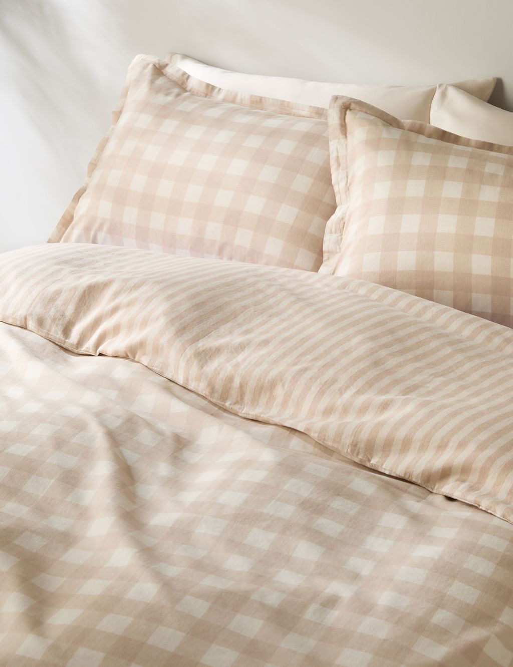 Pure Cotton Gingham Bedding Set