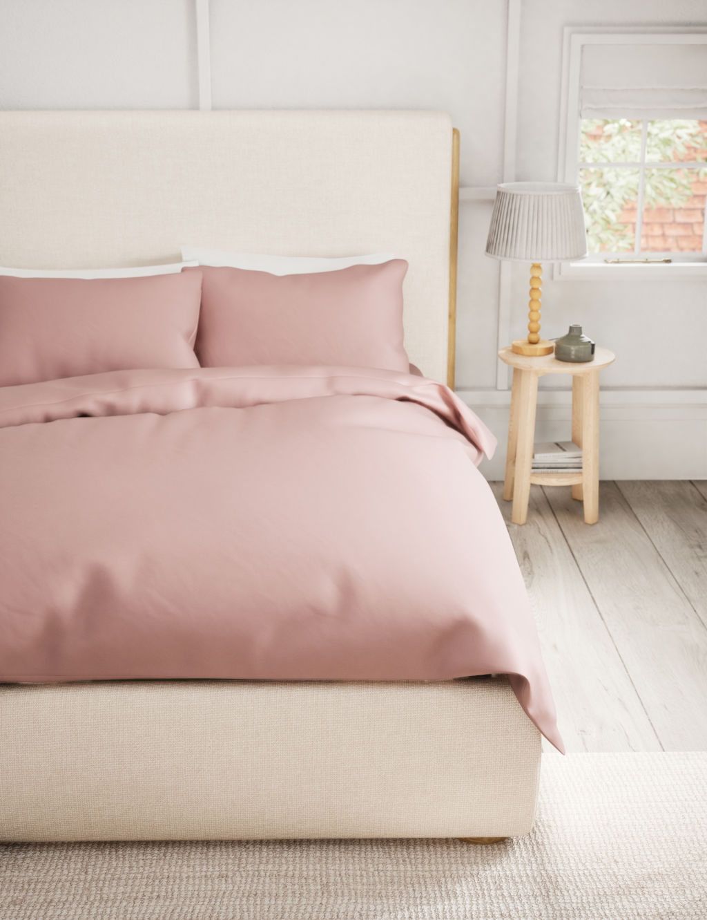 Bamboo Cotton Blend Sateen Duvet Cover