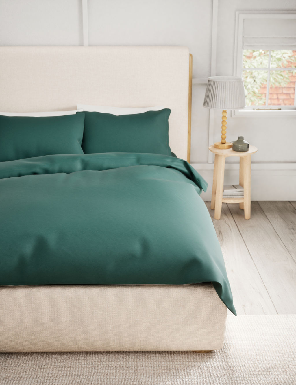 Bamboo Cotton Blend Sateen Duvet Cover