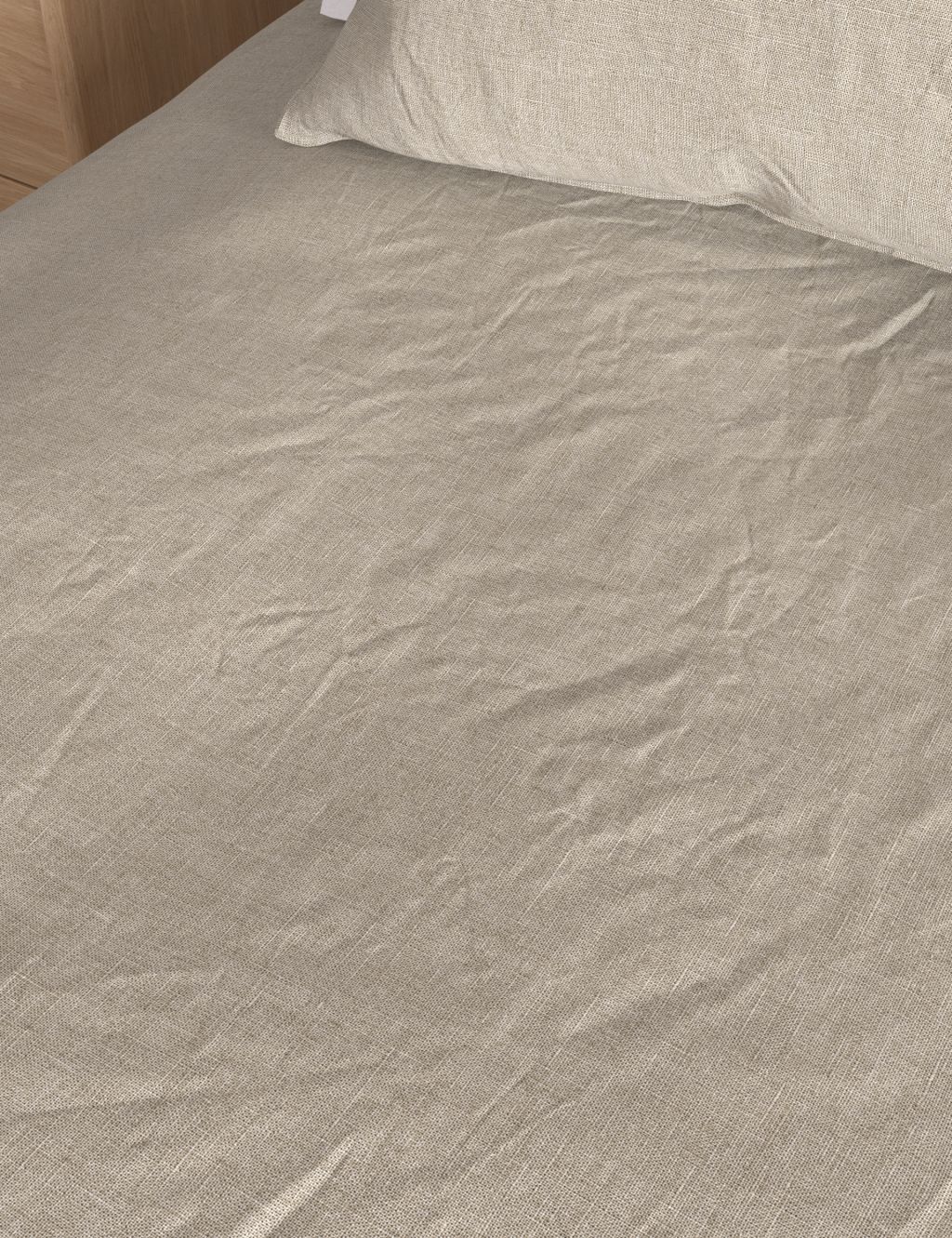 Pure Linen Deep Fitted Sheet 2 of 4