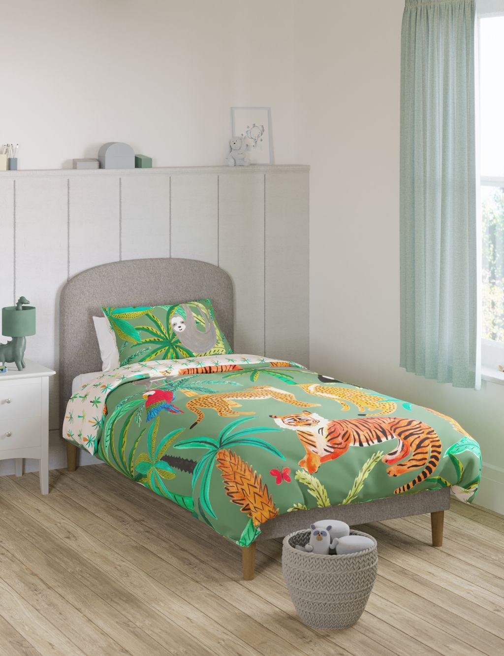 Jungle Pure Cotton Bedding Set 4 of 6