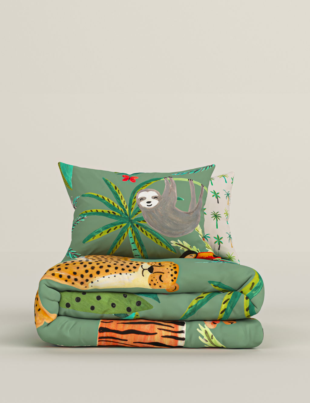 Jungle Pure Cotton Bedding Set 5 of 6