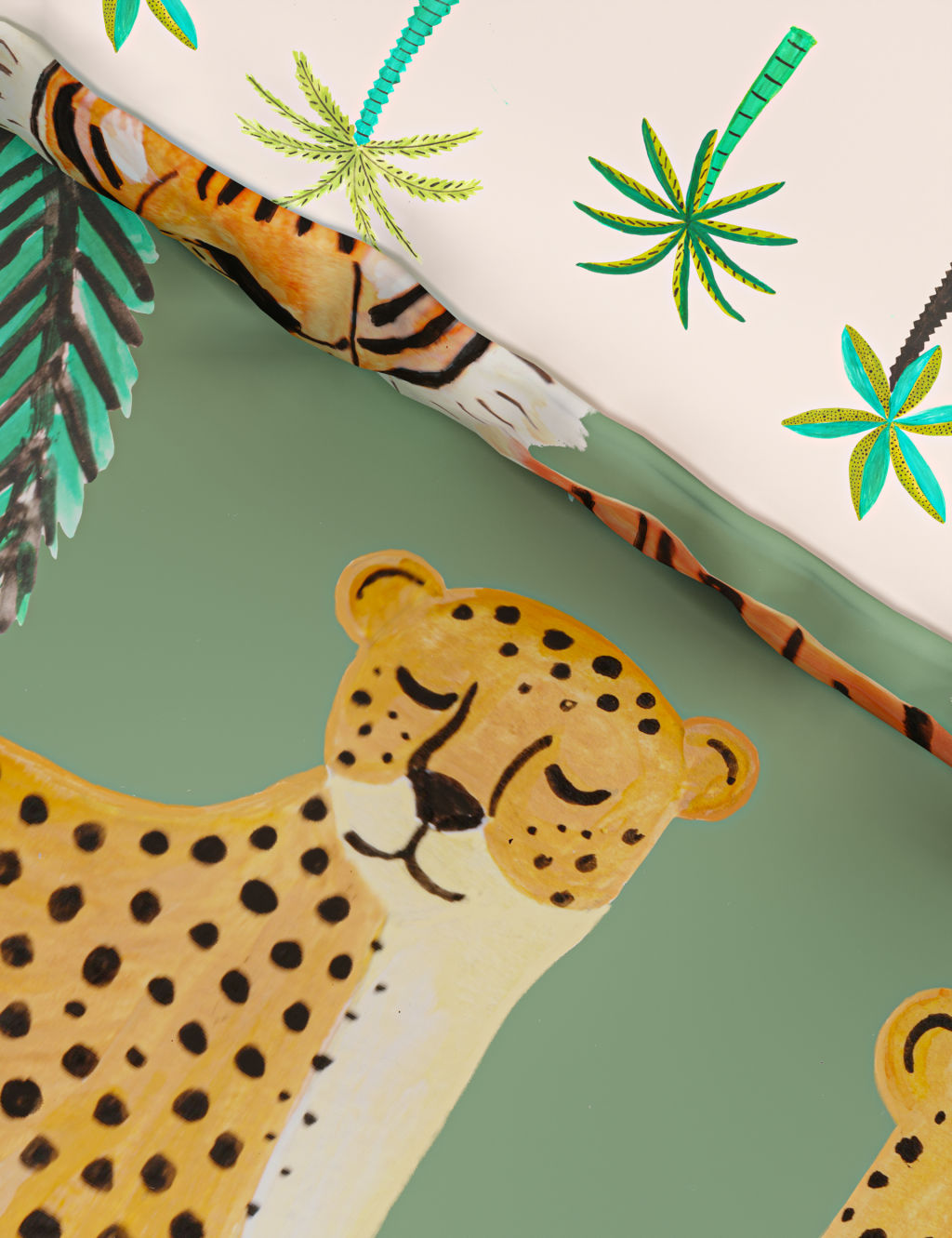 Jungle Pure Cotton Bedding Set 1 of 6