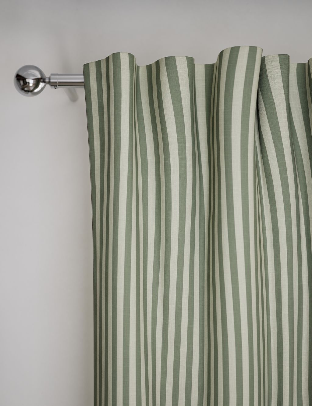 Pure Cotton Striped Multiway Curtains