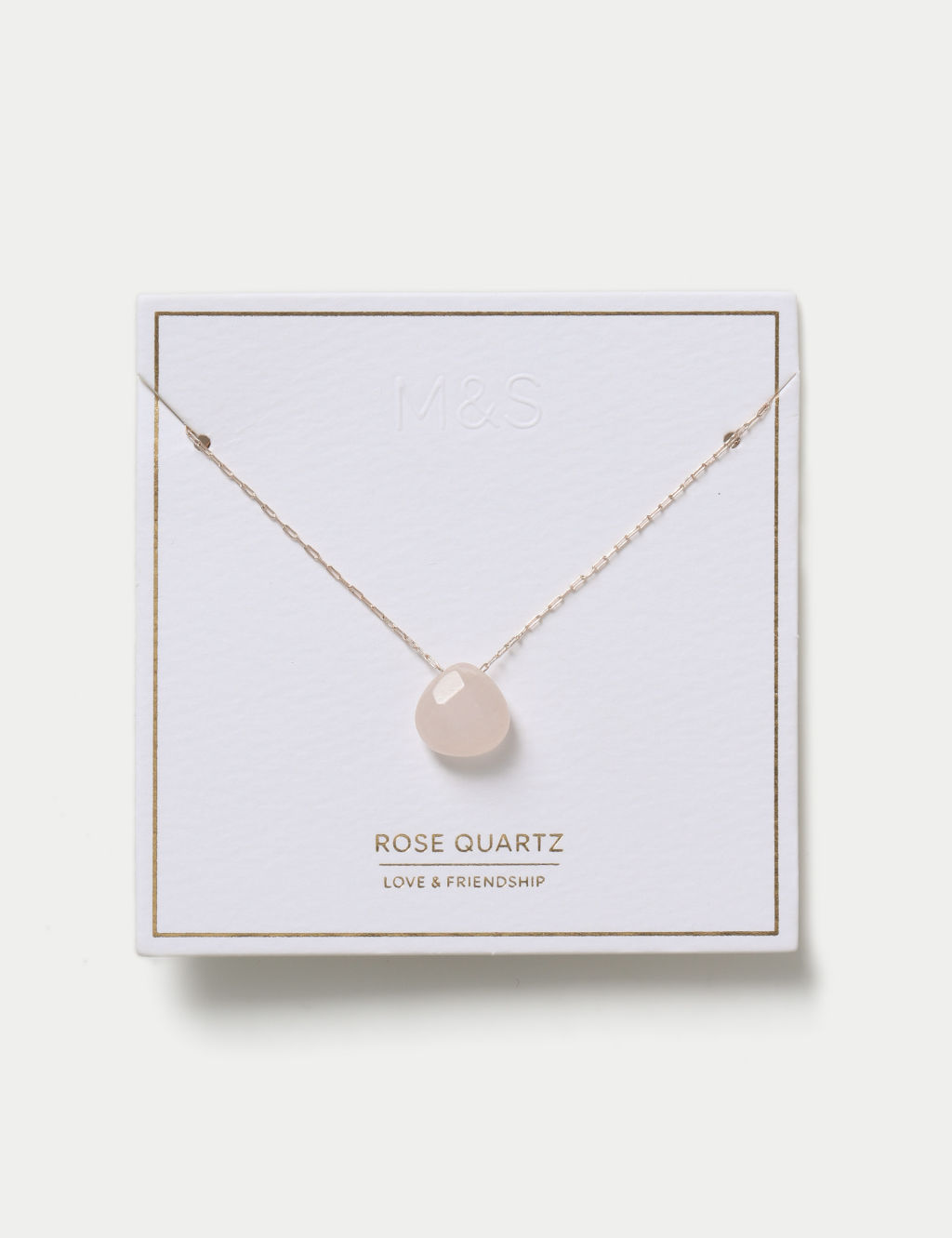 Gifting Rose Quartz Detail Neckwear