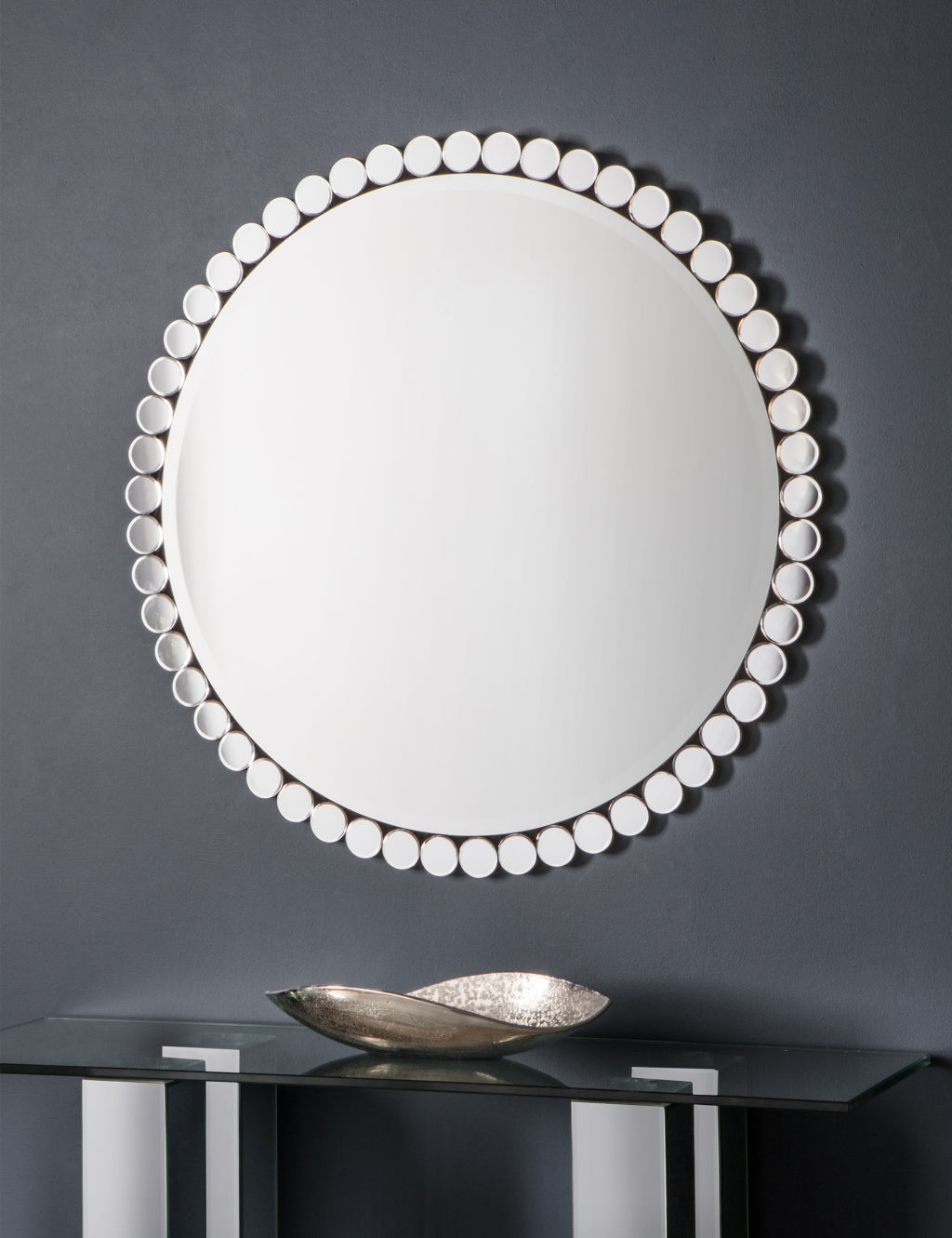 Linz Large Round Wall Mirror