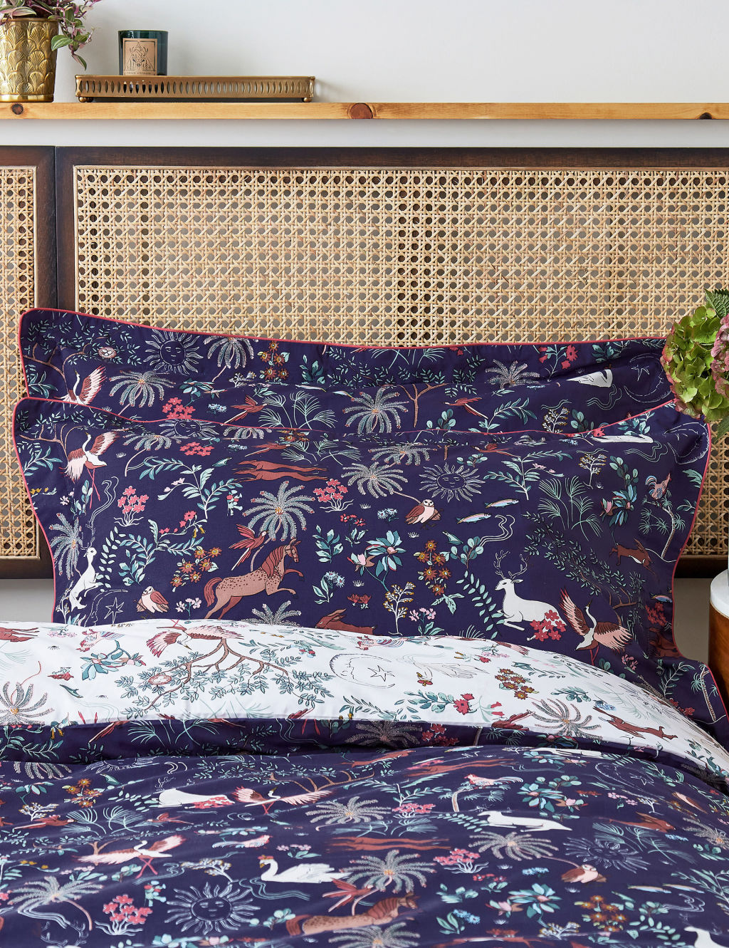 Pure Cotton Kooky Woodlands Bedding Set Joules M&S