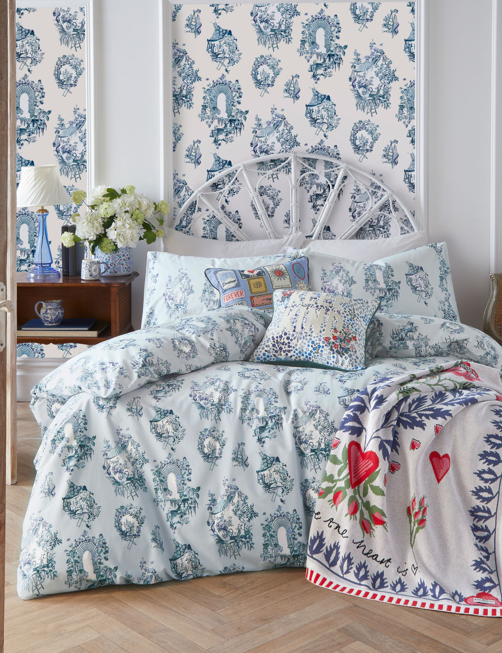 Pure Cotton 30 Years Toile Bedding Set