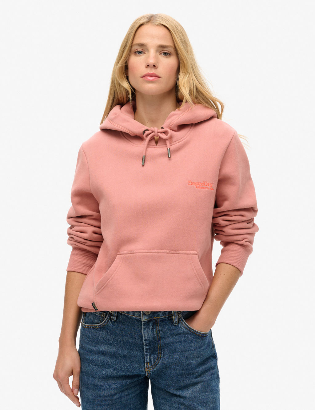 Cotton Rich Embroidered Hoodie