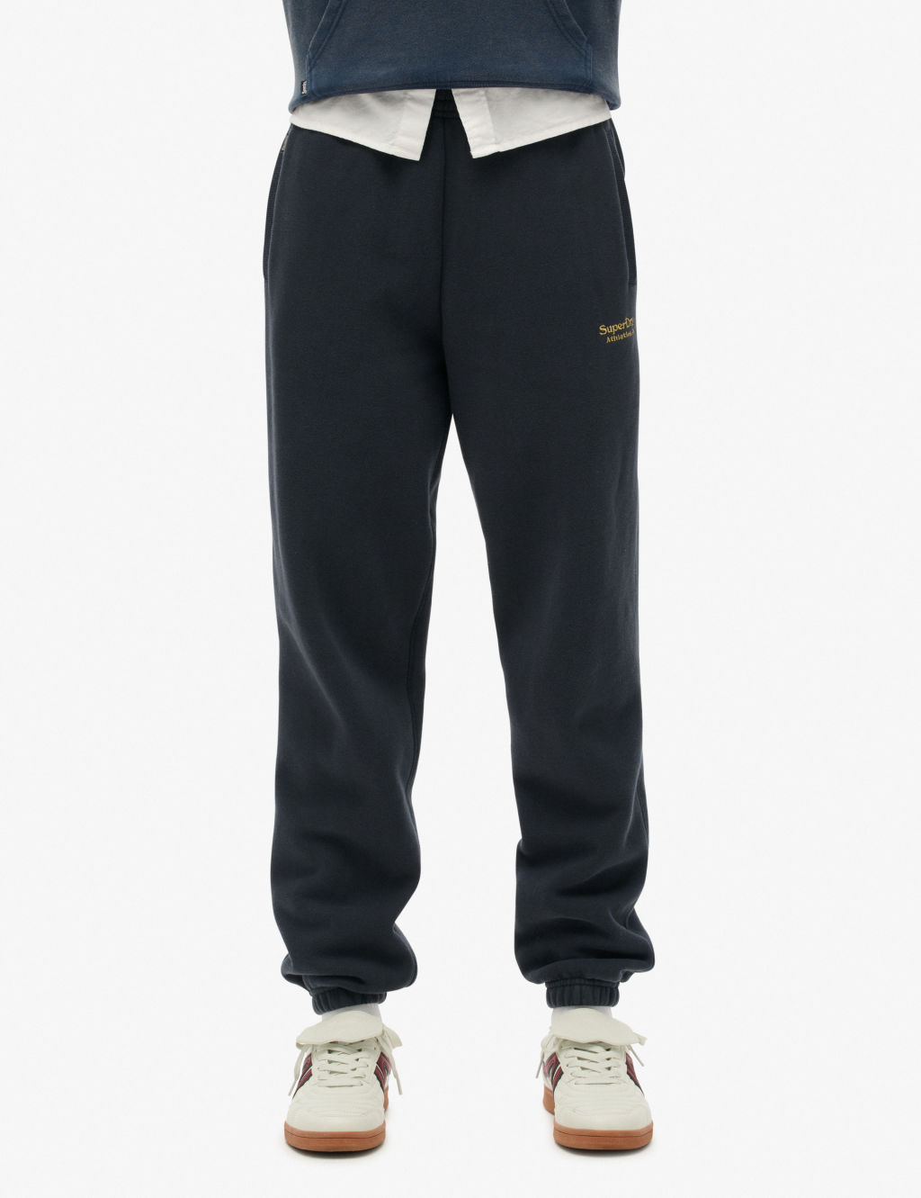 Cotton Rich Drawstring Cuffed Joggers