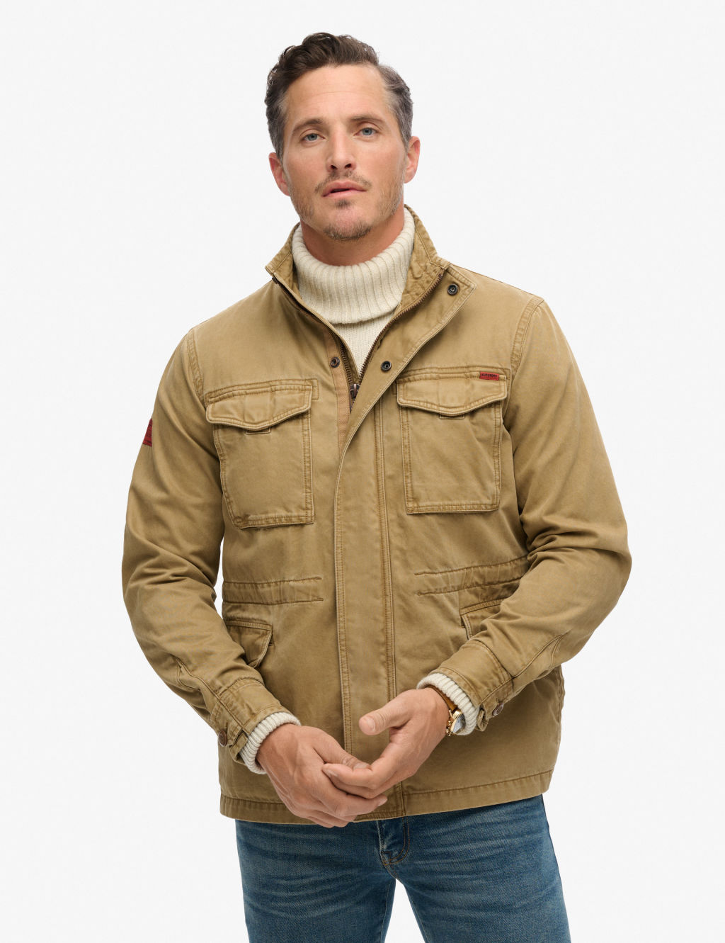 Pure Cotton Utility Jacket