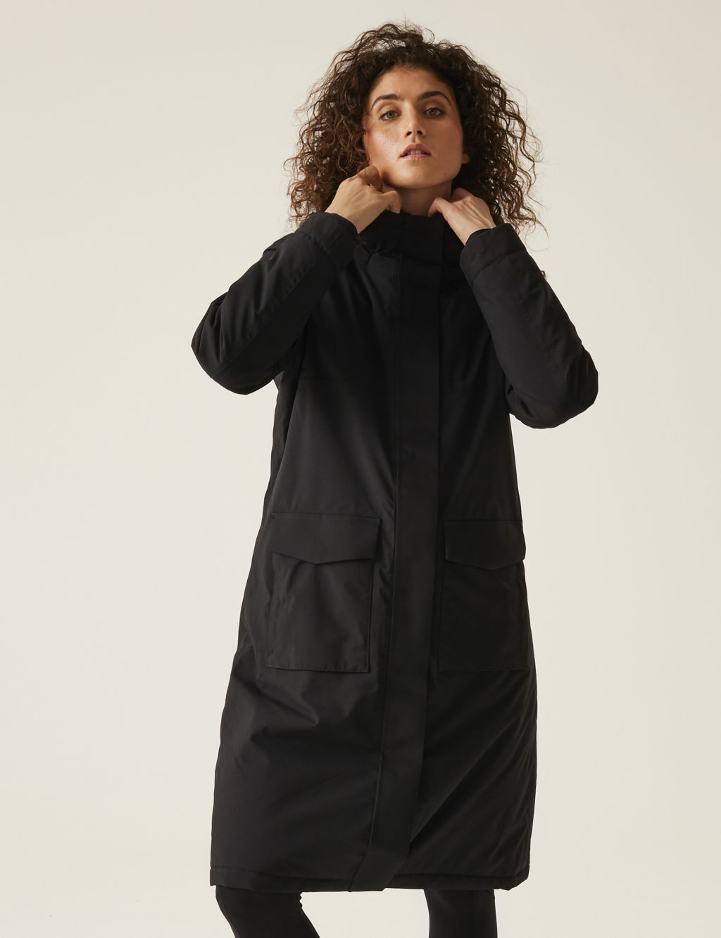 Yarli Waterproof Hooded Longline Raincoat