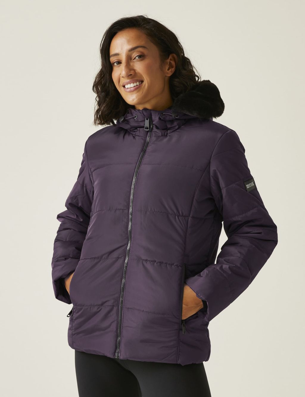 Winnie Baffle Padded Hooded Raincoat