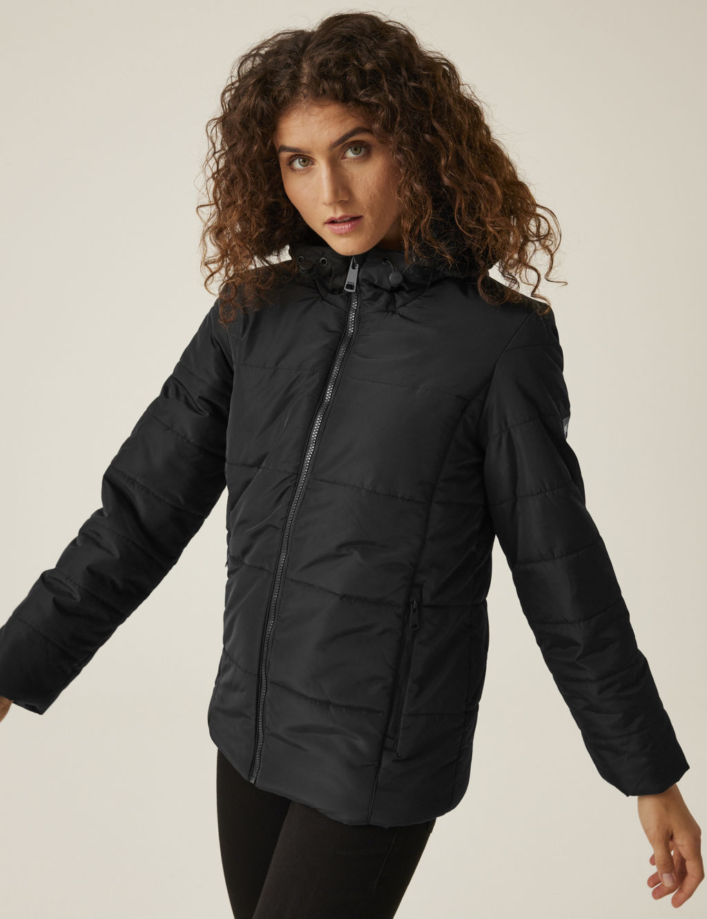 Winnie Baffle Padded Hooded Raincoat