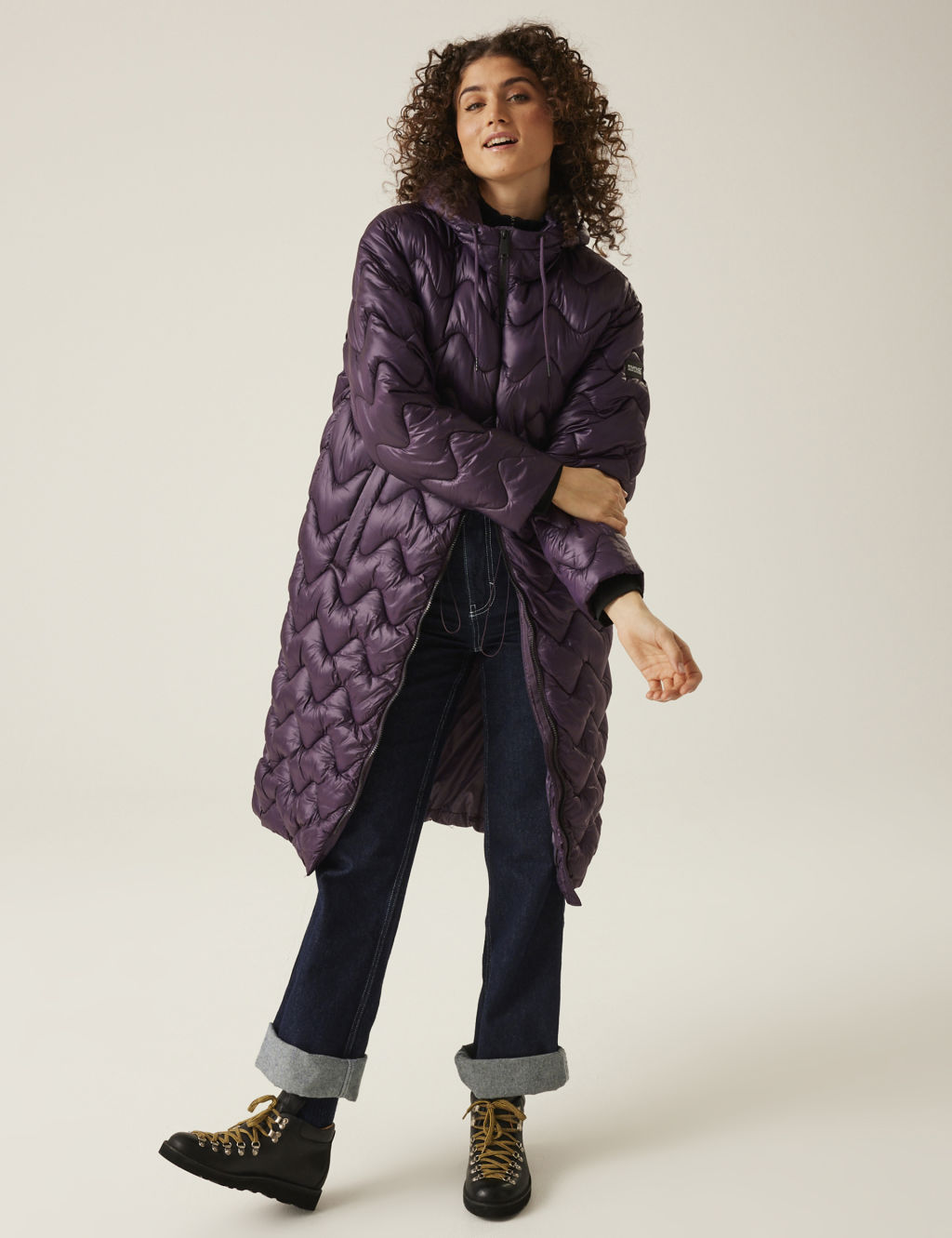 Cambrie II Quilted Hooded Longline Coat