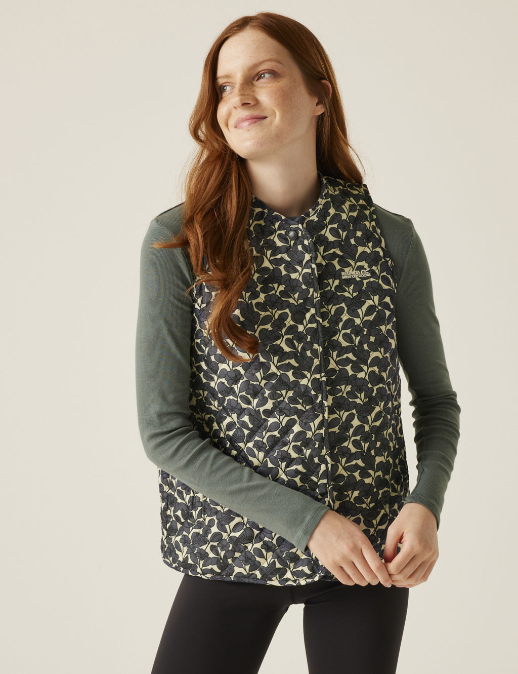 Orla Kiely Quilted Floral Gilet