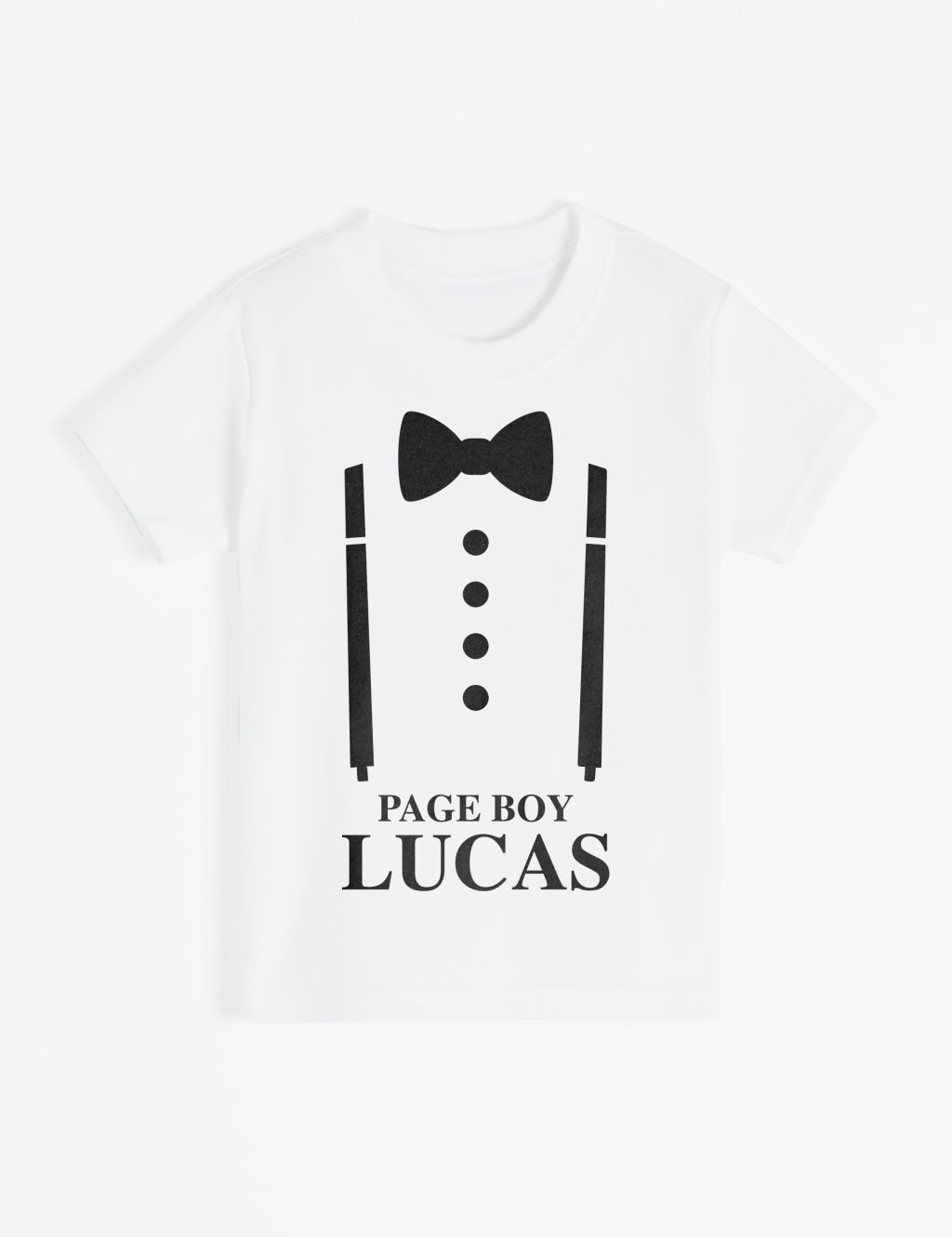 Personalised Kids Page Boy T-Shirt (3-12 Yrs) 3 of 3