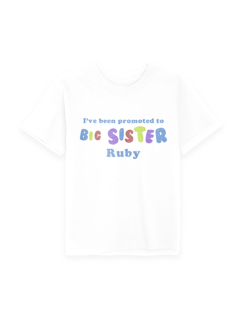 Personalised Big Sister T-Shirt (3-12 Yrs) 3 of 3