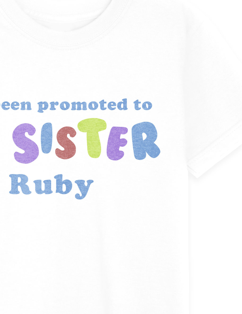 Personalised Big Sister T-Shirt (3-12 Yrs) 2 of 3