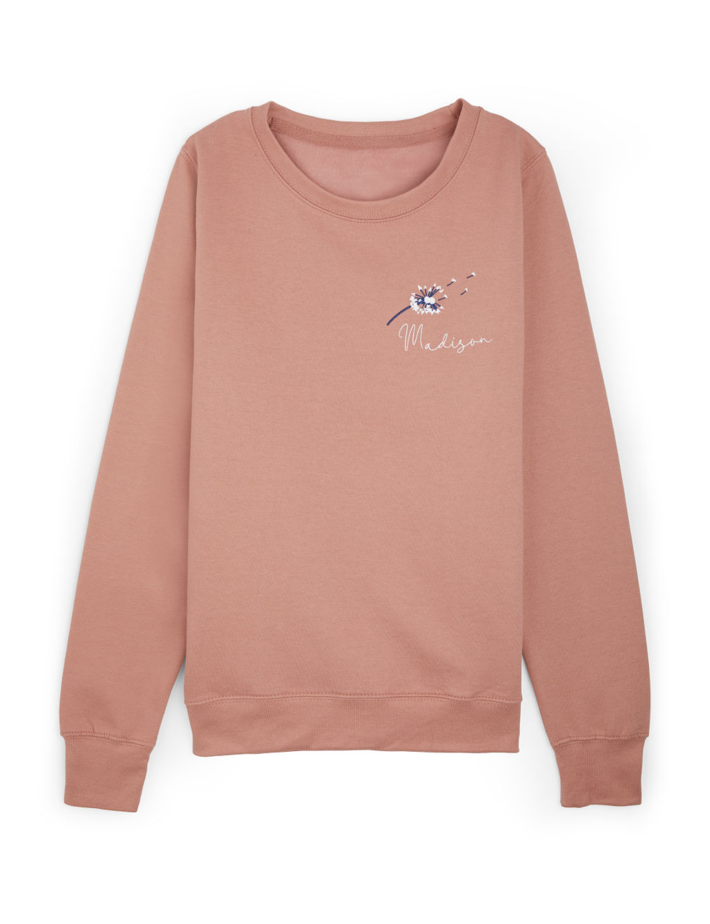 Personalised Ladies Dandelion Sweatshirt 3 of 3