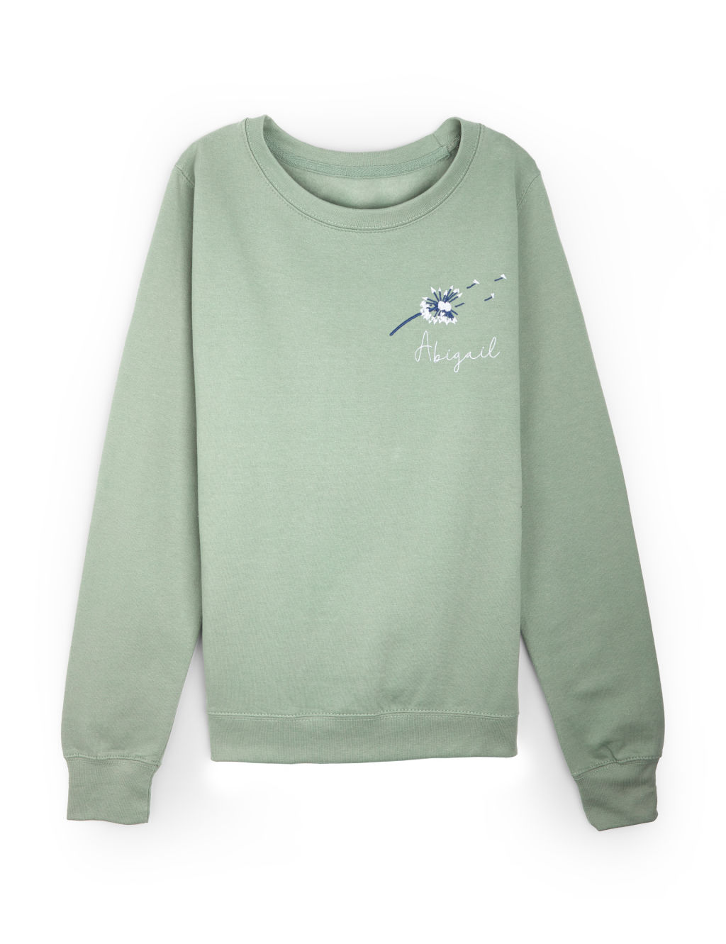 Personalised Ladies Dandelion Sweatshirt