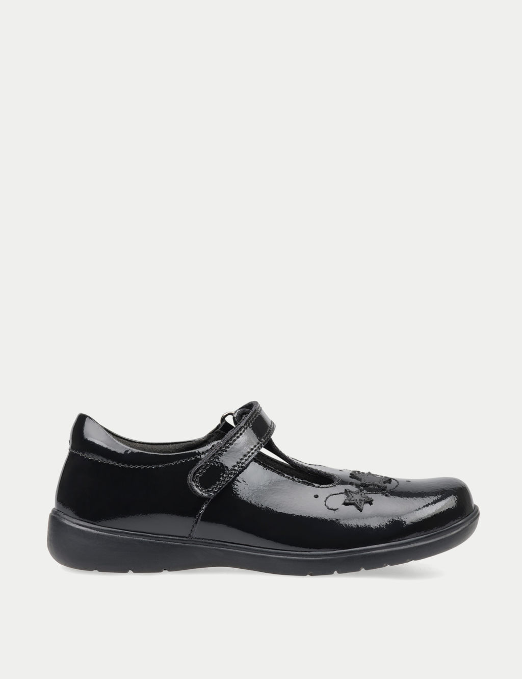 Kids' Leather T Bar Schoolwear Shoes (9 Small - 2 Large)