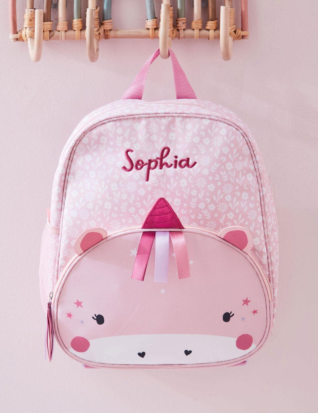 Pink Unicorn Medium Backpack
