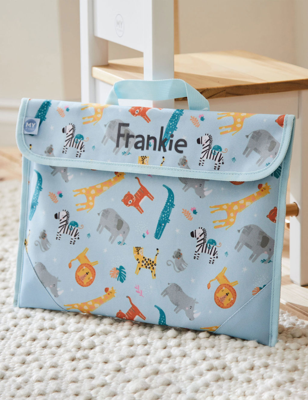 Safari Print Book Bag