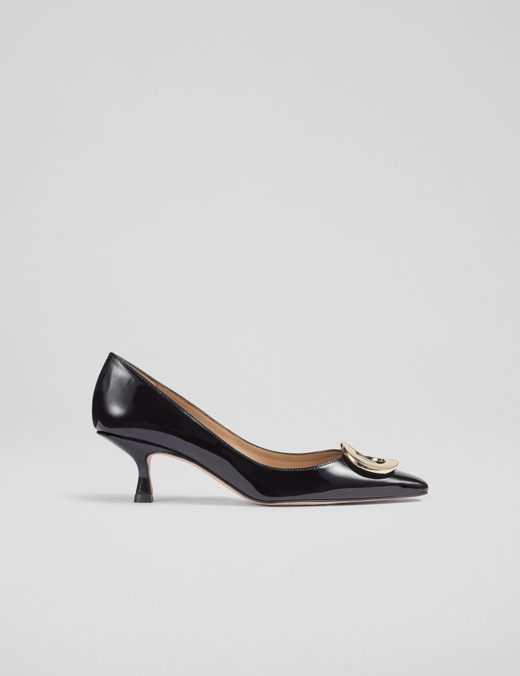 Ring Detail Stiletto Pointed Courts