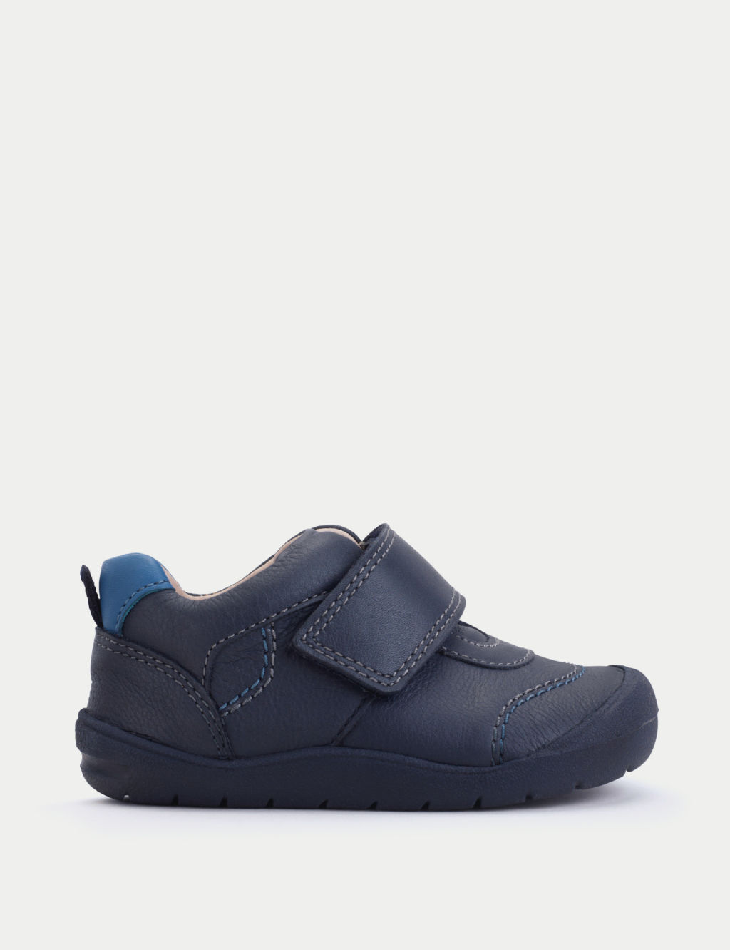 Kids' Leather Riptape Trainers (3 Small - 6.5 Small)