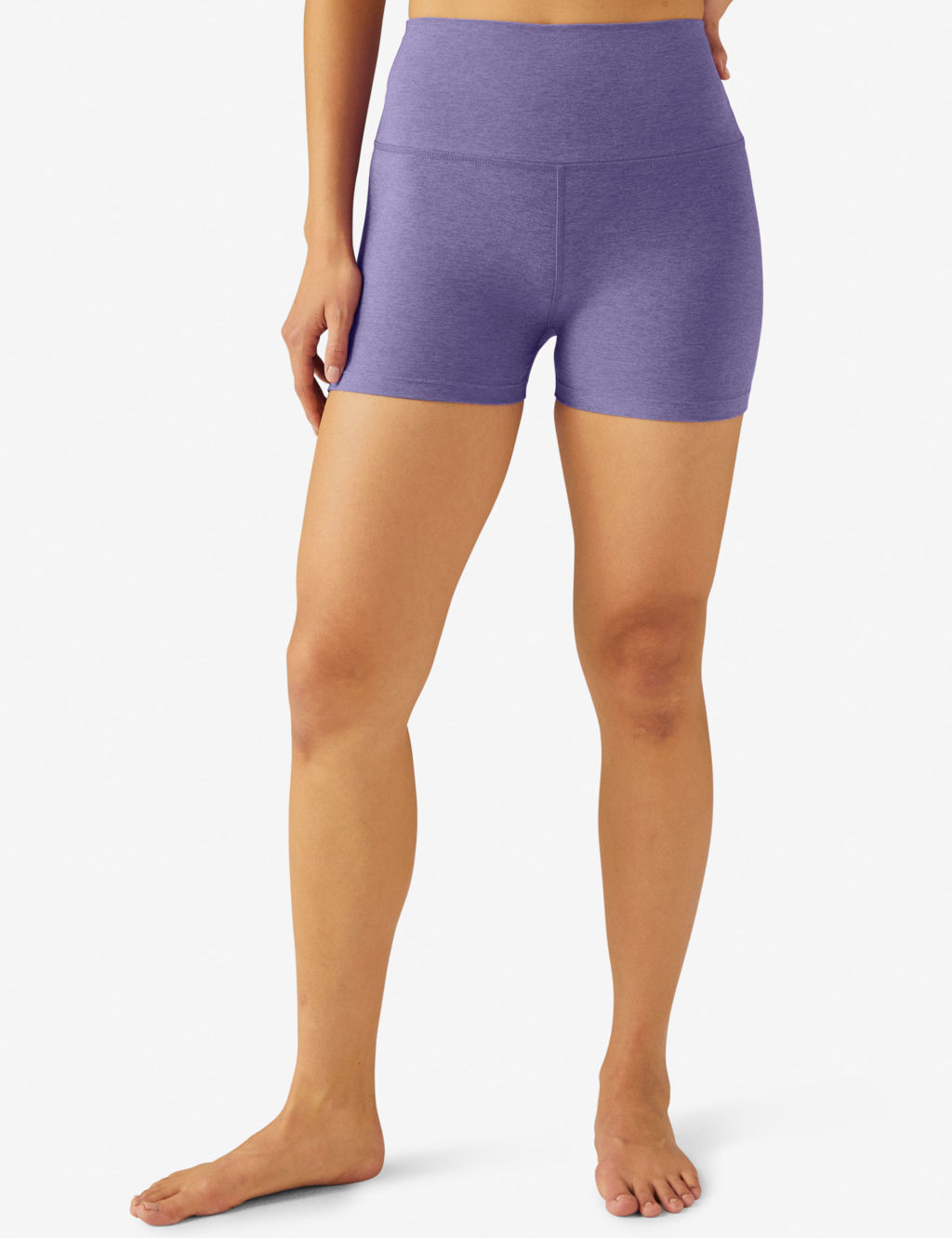 Spacedye Keep Pace High Waisted Biker Gym Shorts