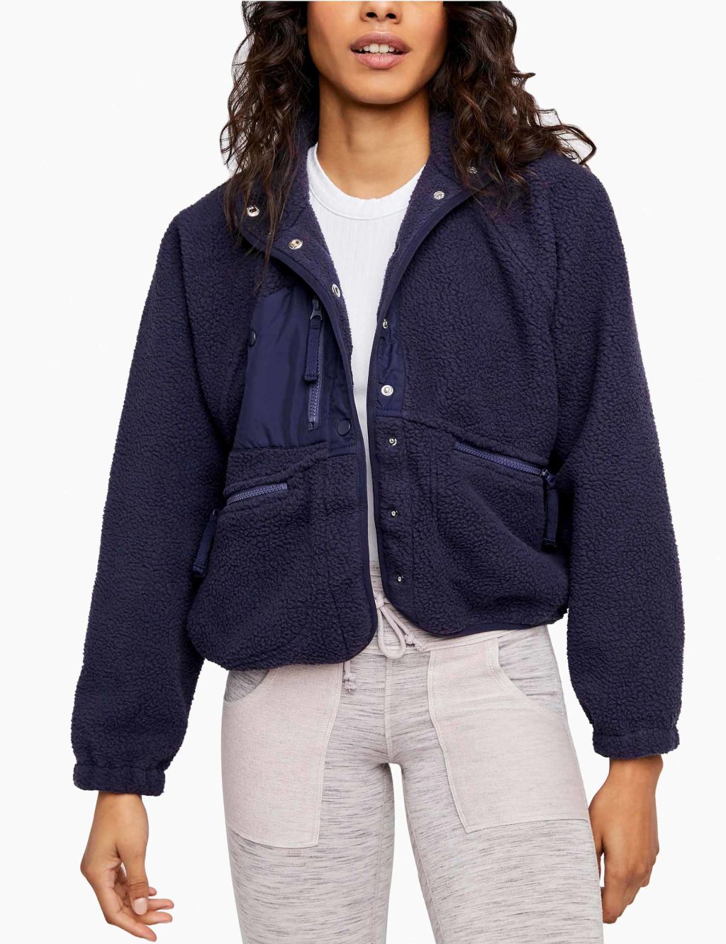 Hit The Slopes Fleece Zip Up Jacket