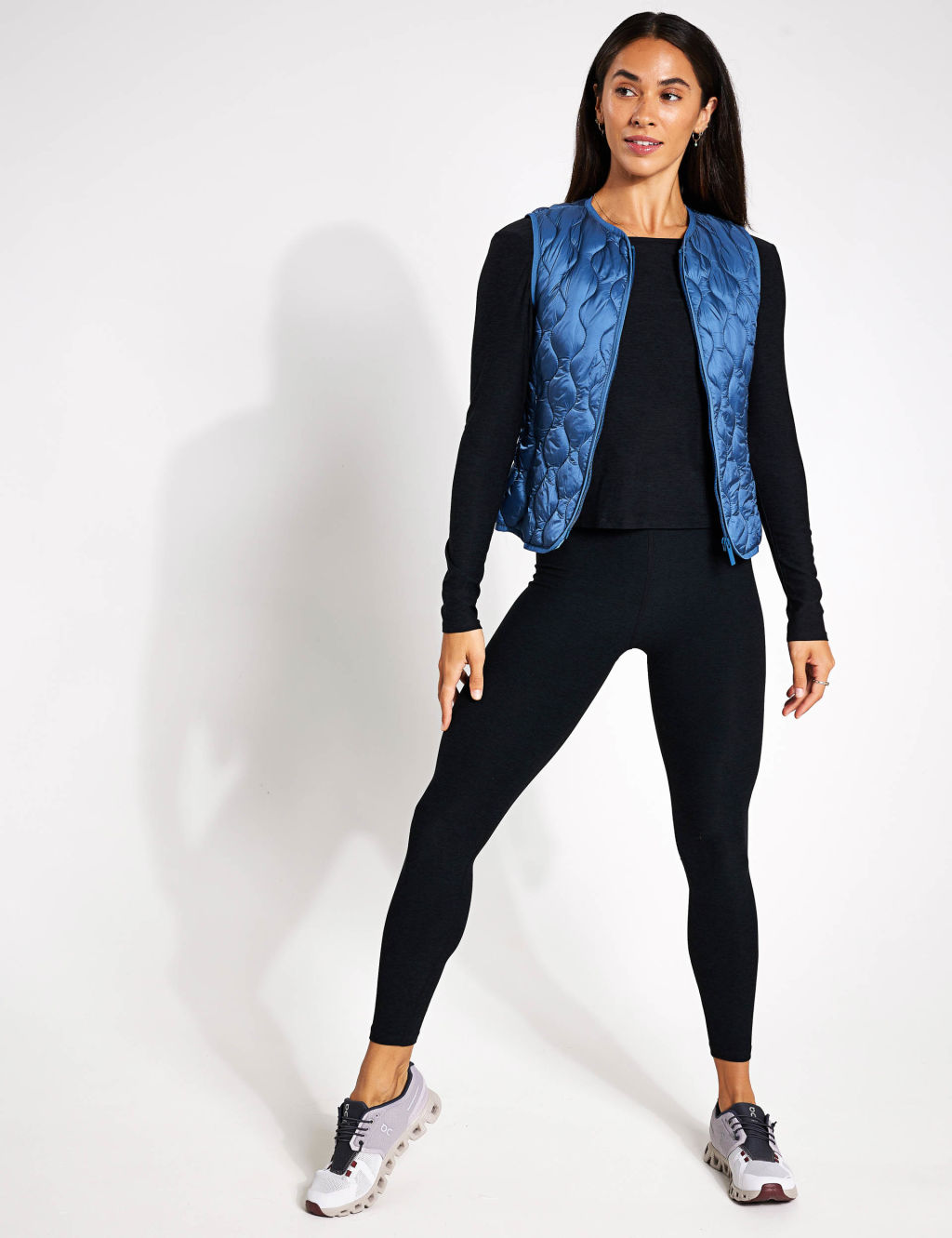 Kenal Quilted Collarless Gilet