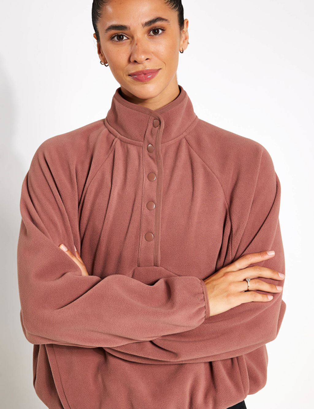 Tranquility Funnel Neck Fleece Jacket 2 of 4