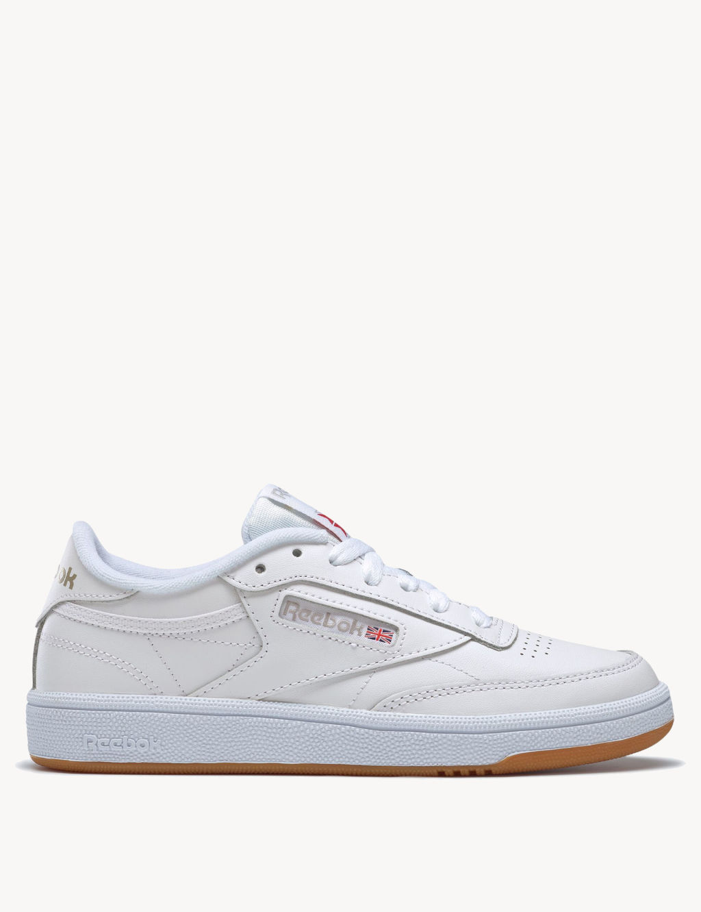 Club C 85 Leather Lace Up Trainers
