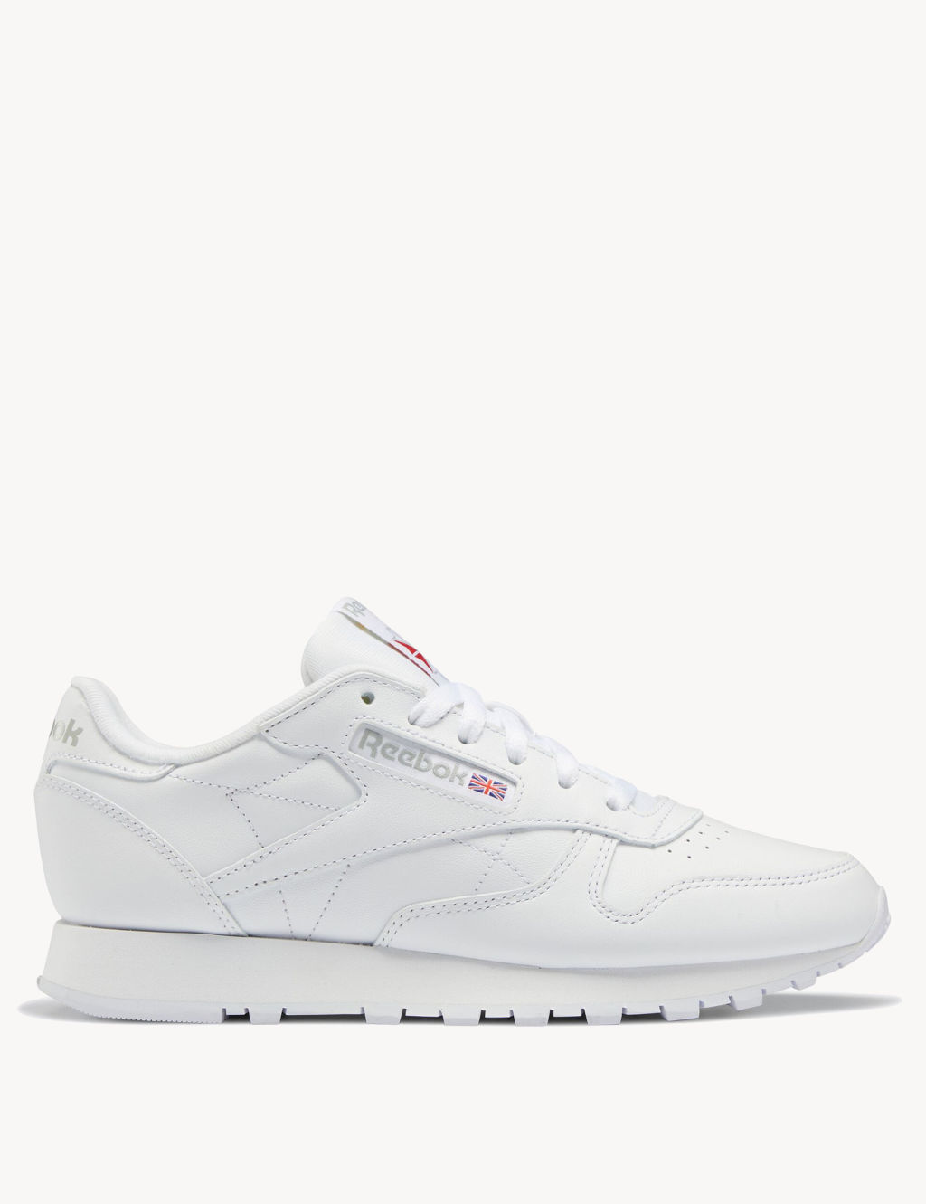 Classic Leather Lace Up Trainers