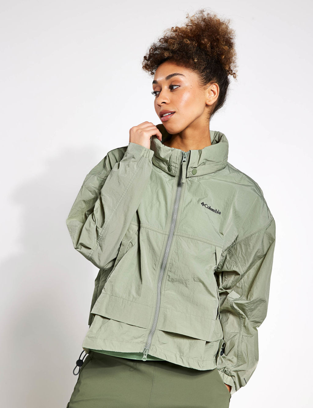 Dark khaki windbreaker from Columbia