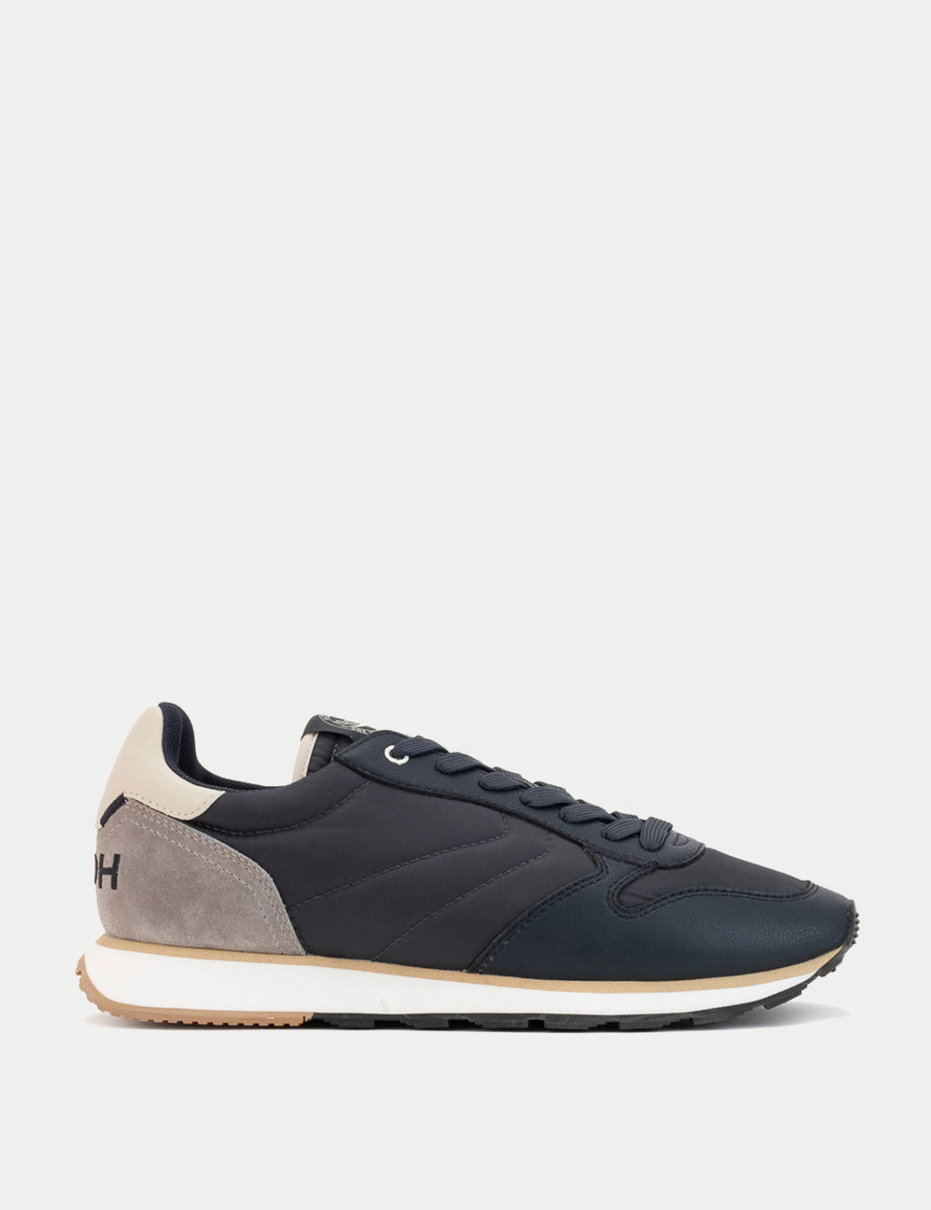 Leather Lace Up Trainers