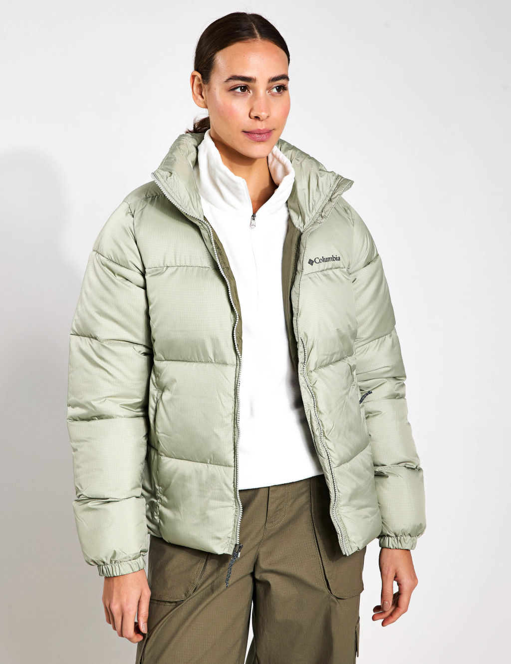 Feather & Down Puffer Jacket