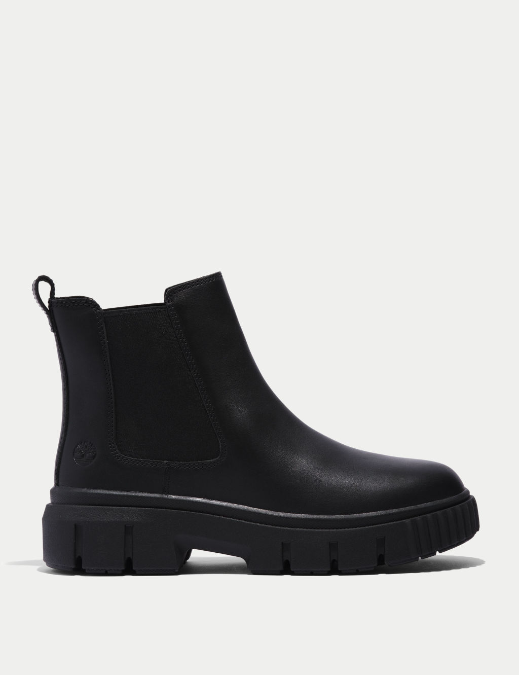 Greyfield Leather Chelsea Flatform Boots