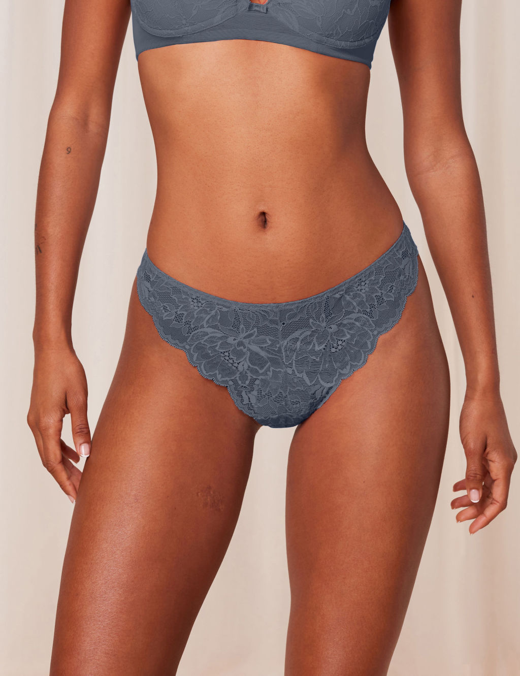 Amourette Charm All Over Lace Brazilian Knickers
