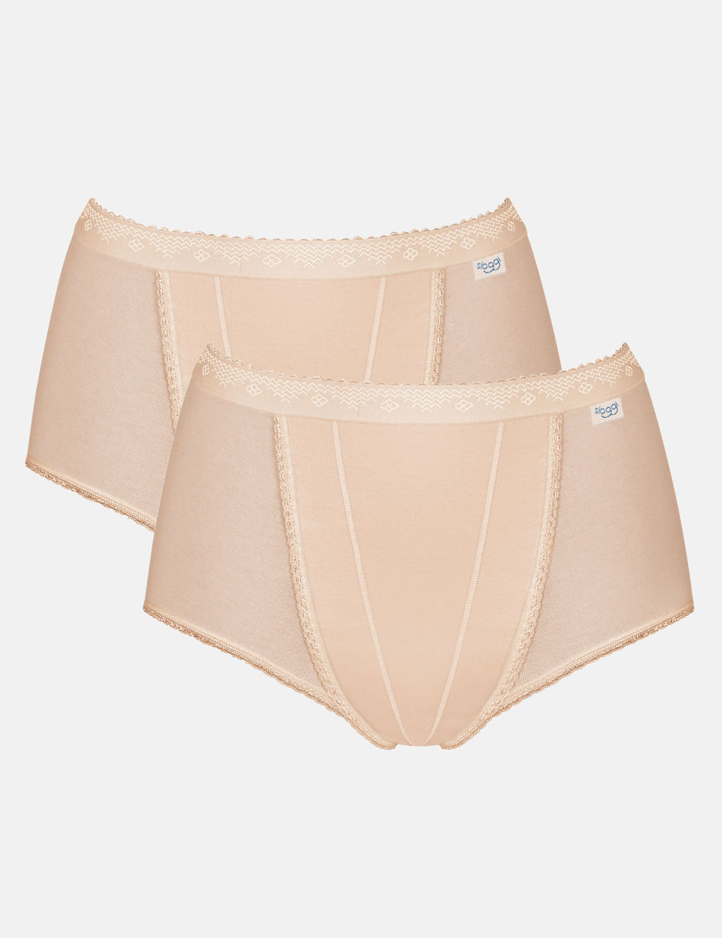 2pk High Waisted Control Maxi Full Briefs