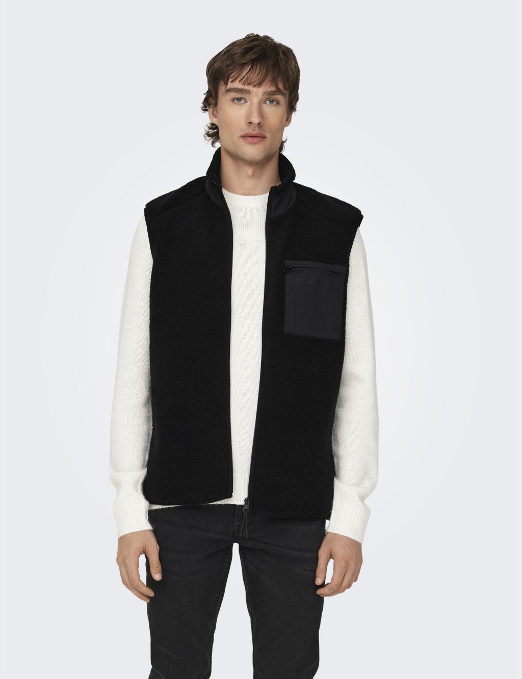 Fleece Funnel Neck Gilet