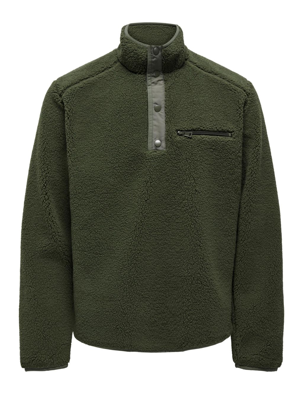 Fleece Funnel Neck Jacket