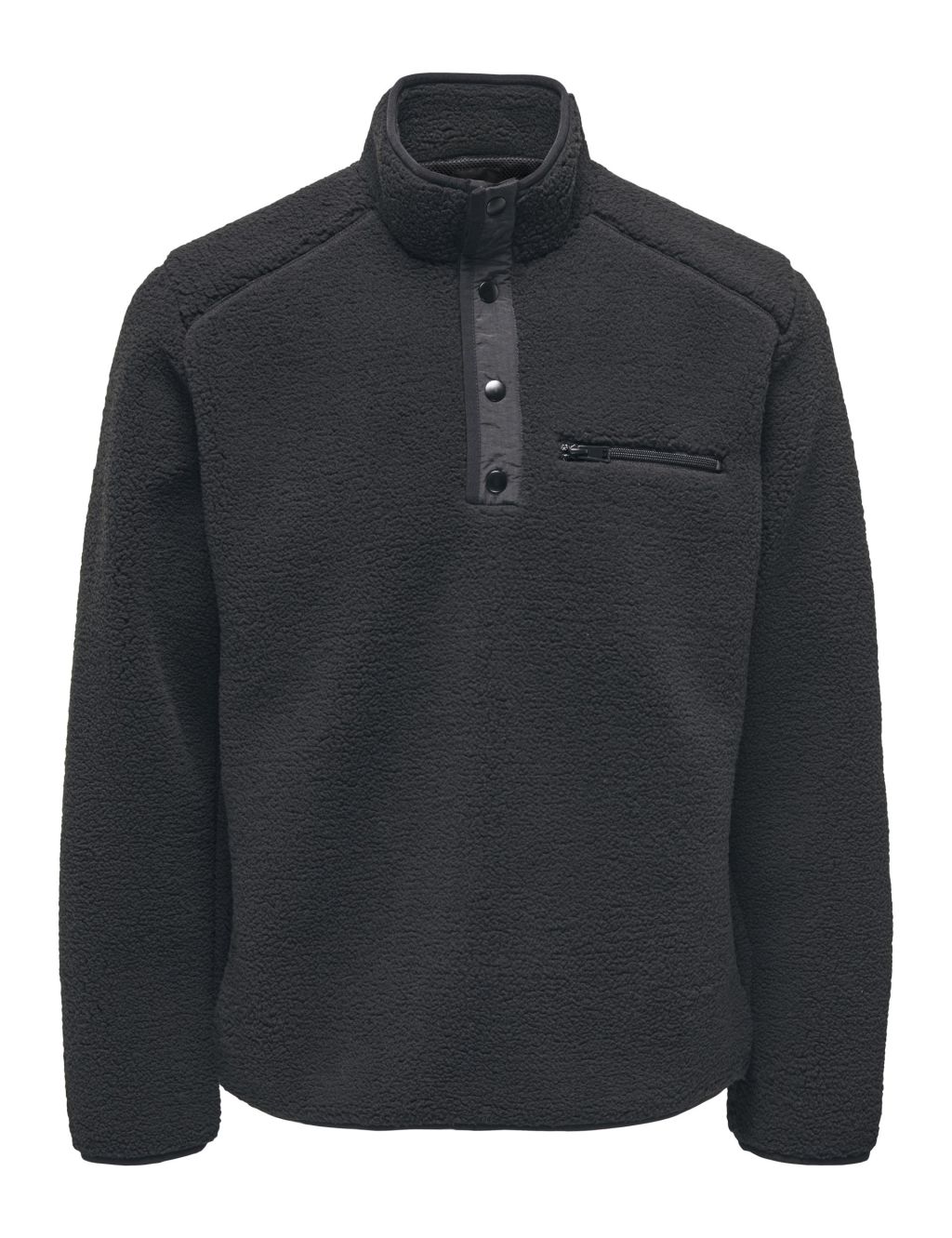 Fleece Funnel Neck Jacket